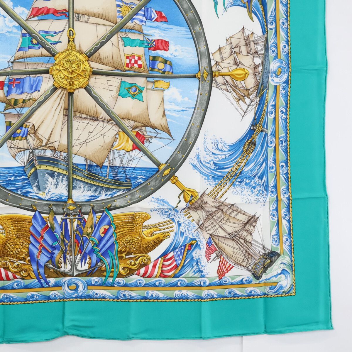 Hermes Vive le Vent Carre 90 Silk Scarf — view 5