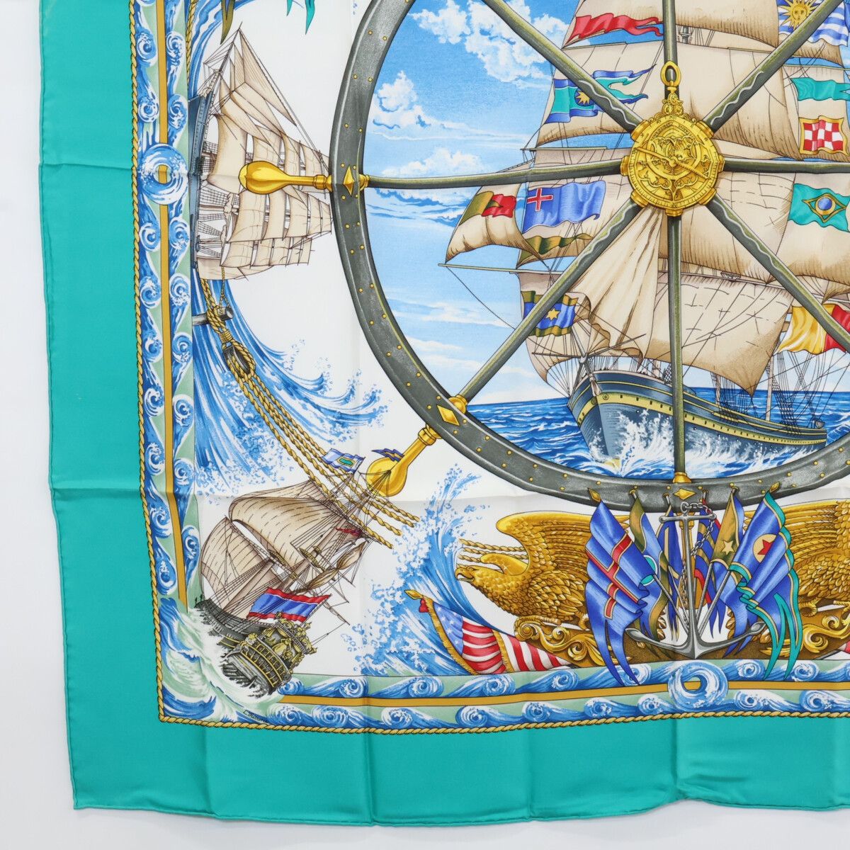 Hermes Vive le Vent Carre 90 Silk Scarf — view 4