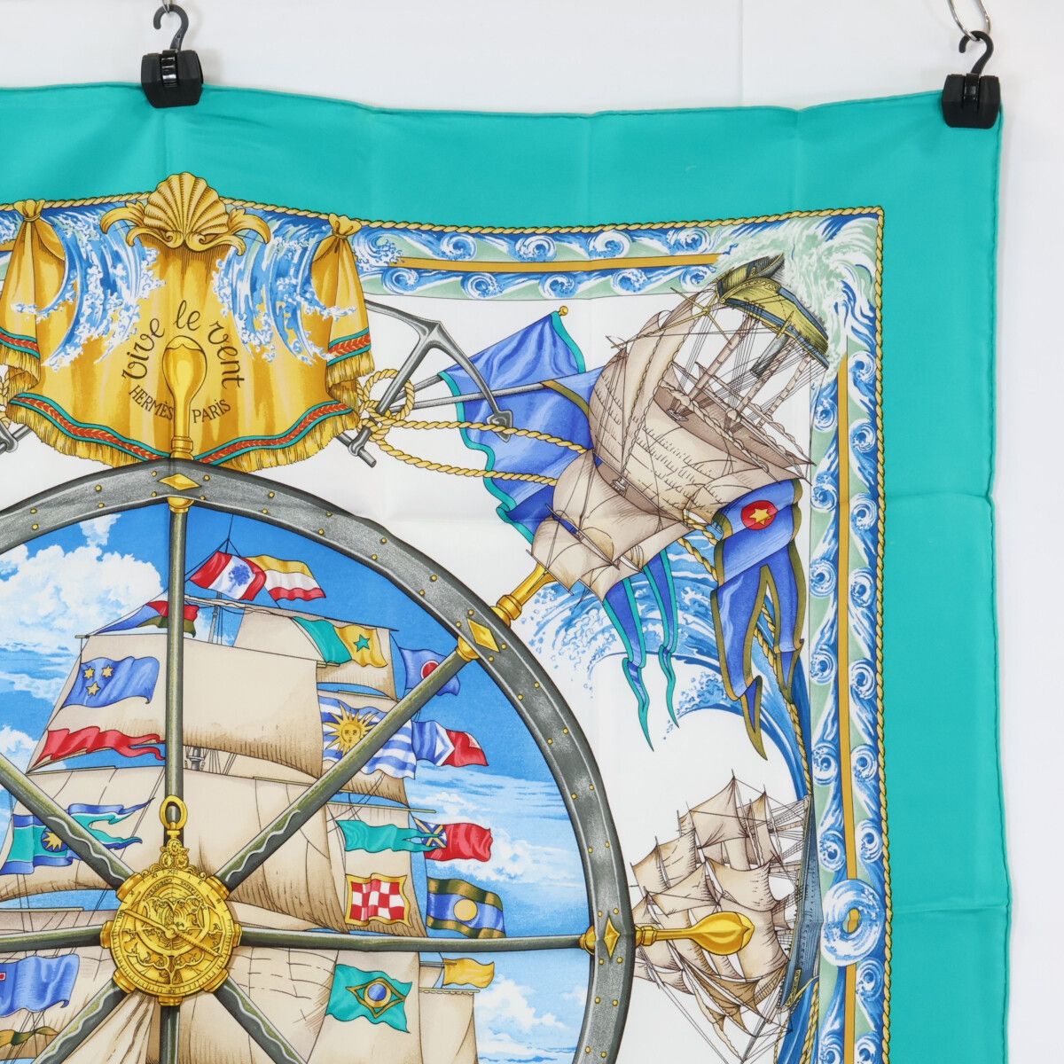Hermes Vive le Vent Carre 90 Silk Scarf — view 3