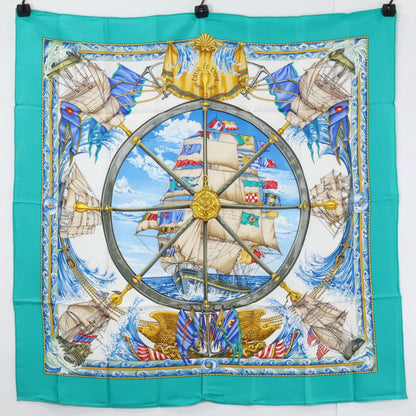 Hermes Vive le Vent Carre 90 Silk Scarf