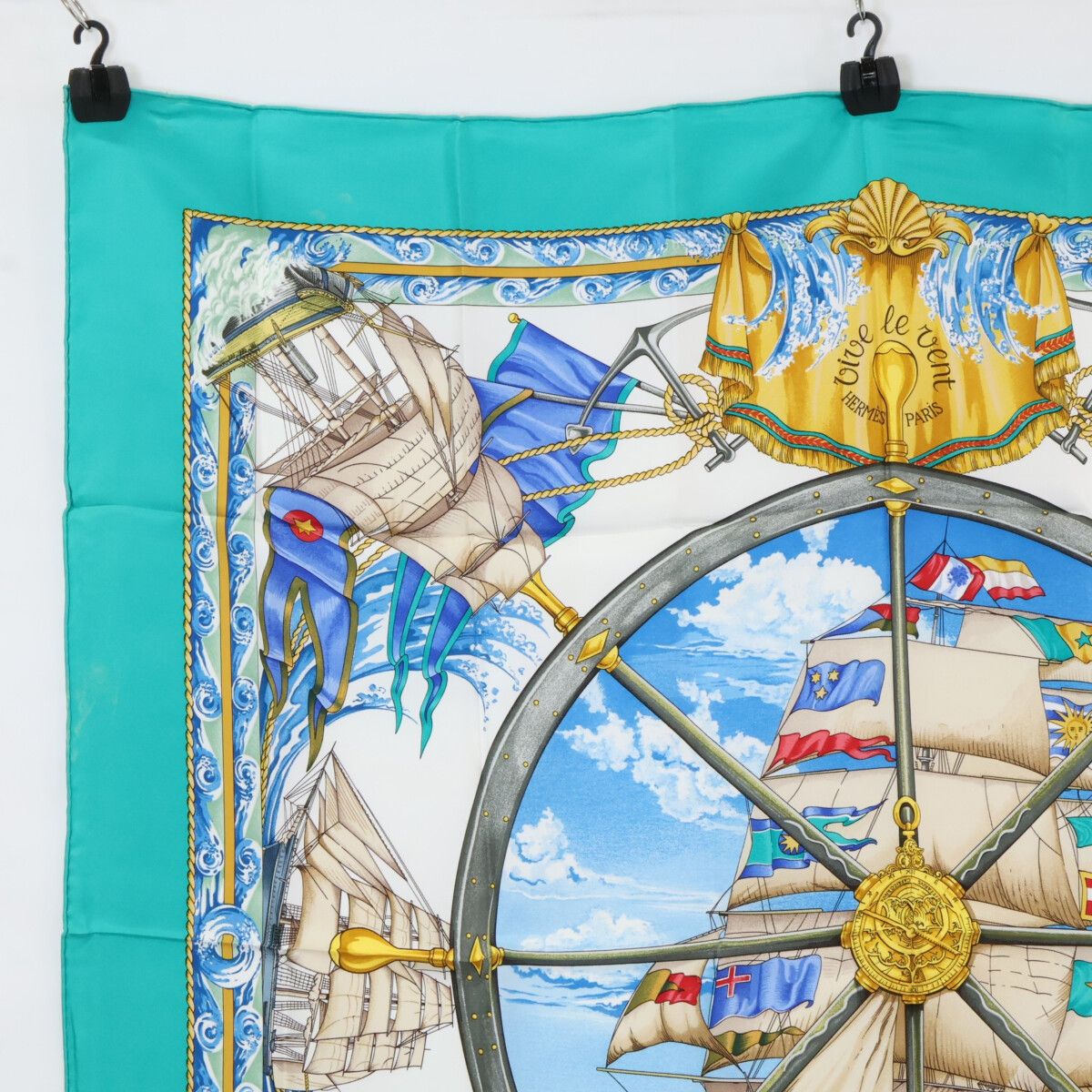 Hermes Vive le Vent Carre 90 Silk Scarf — view 2