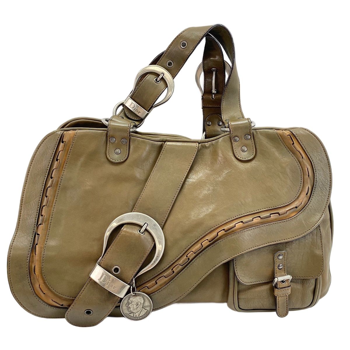 Dior Handbag Gaucho Green — view 2