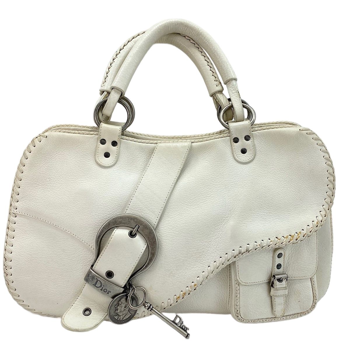 Dior Handbag Gaucho White — view 2