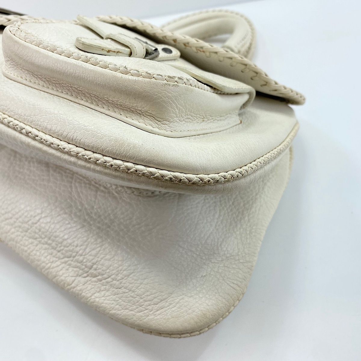 Dior Handbag Gaucho White — view 8