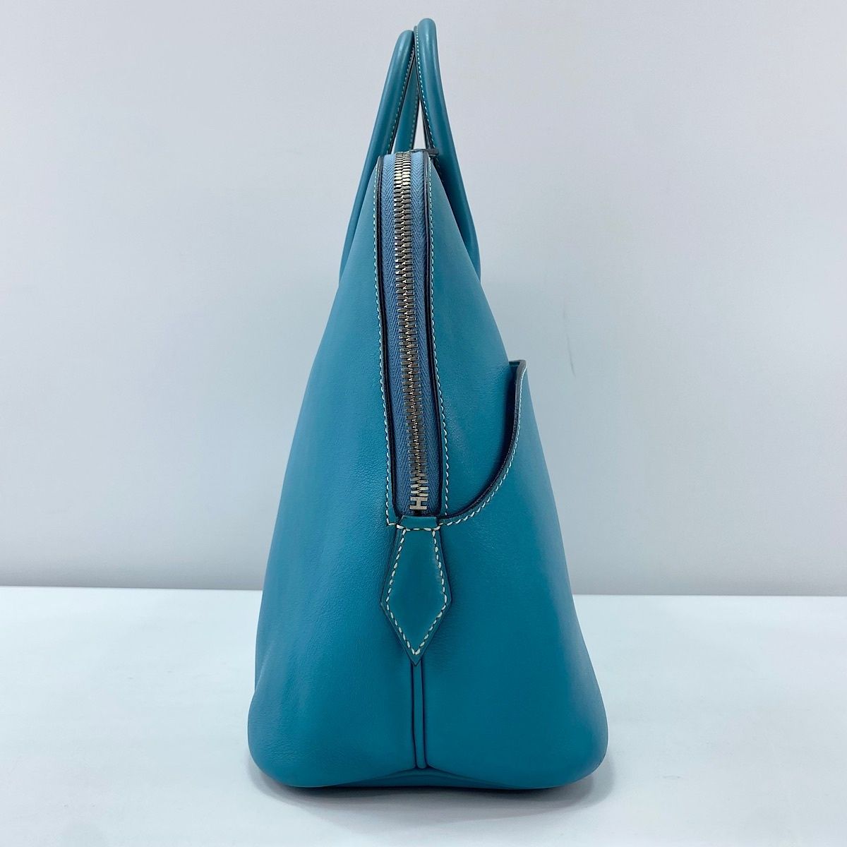 Hermes Handbag Bolide 1923 Blue — view 6
