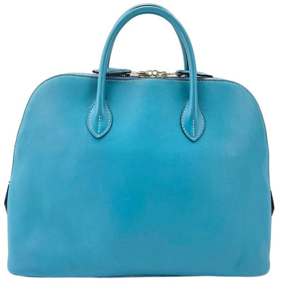 Hermes Handbag Bolide 1923 Blue — view 3