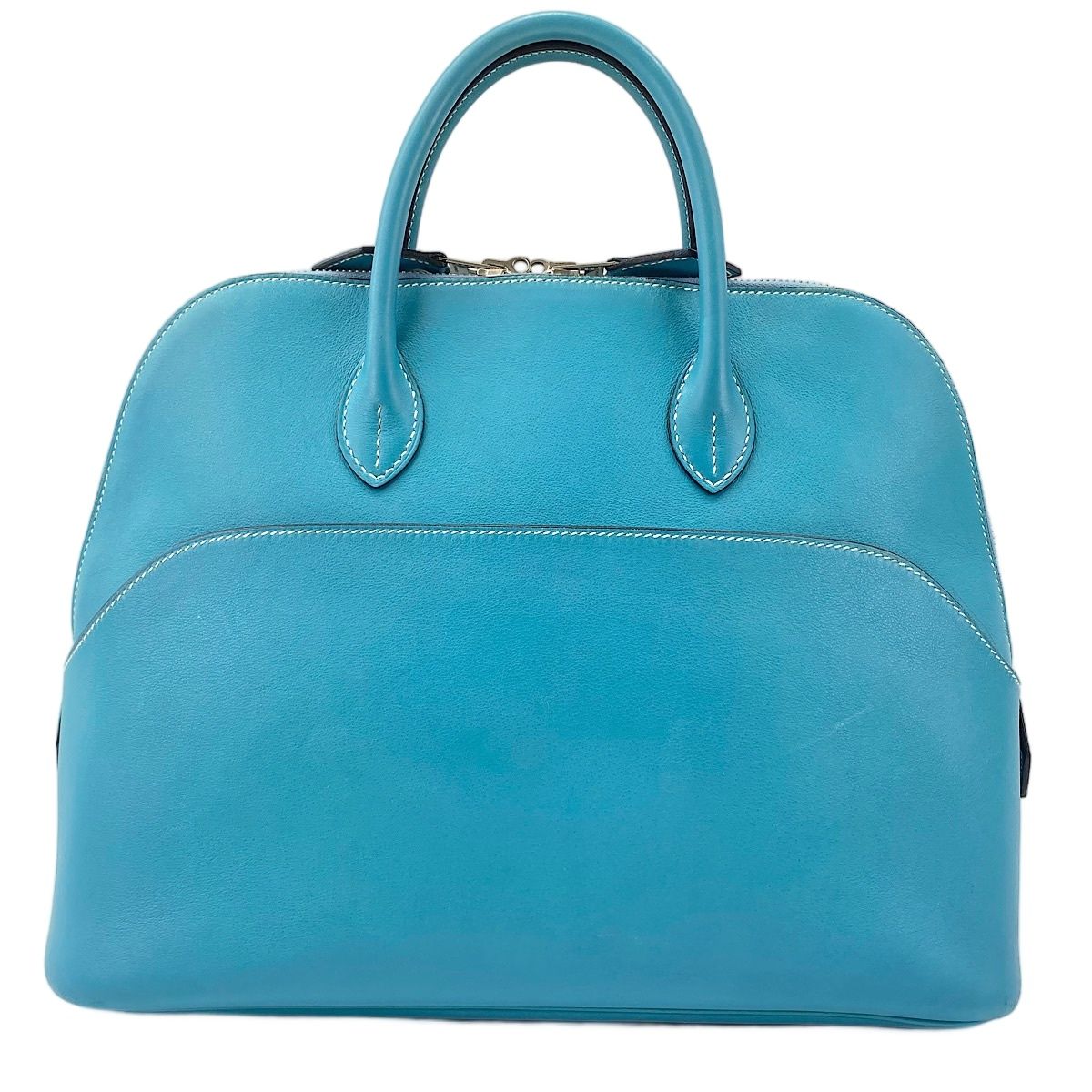 Hermes Handbag Bolide 1923 Blue — view 2