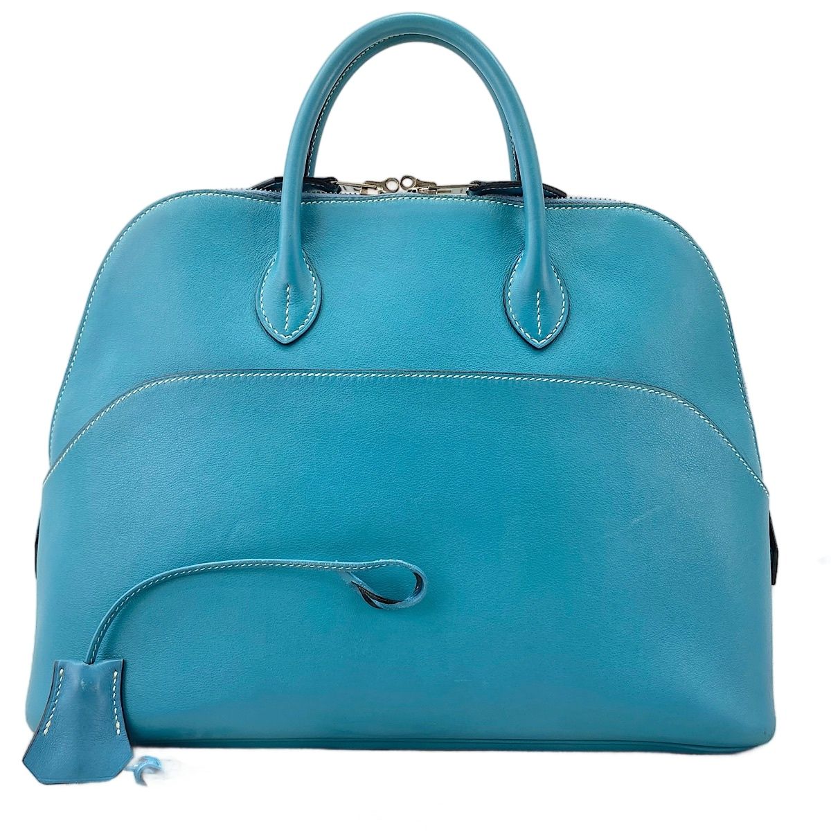 Hermes Handbag Bolide 1923 Blue