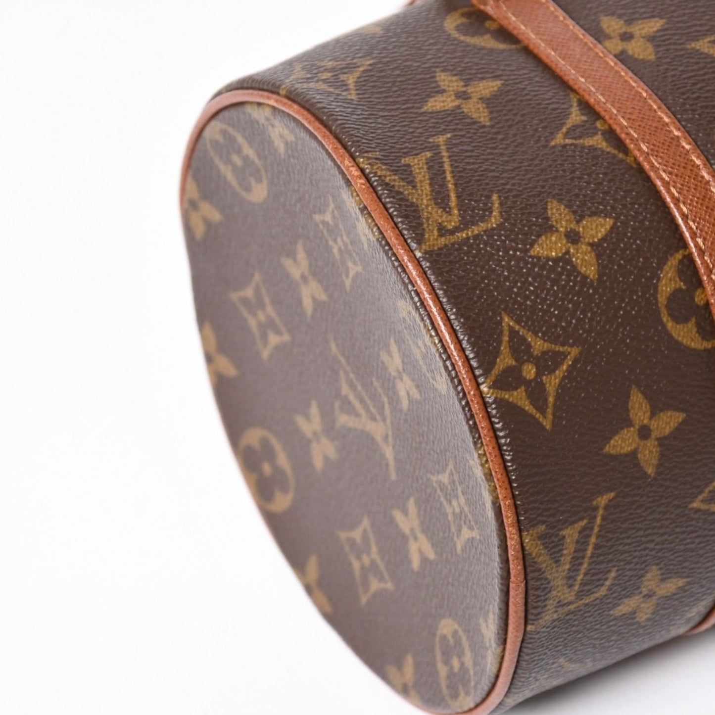 Louis Vuitton Papillon 26 Handbag Monogram Brown Leather Gold Vintage 4 — view 5