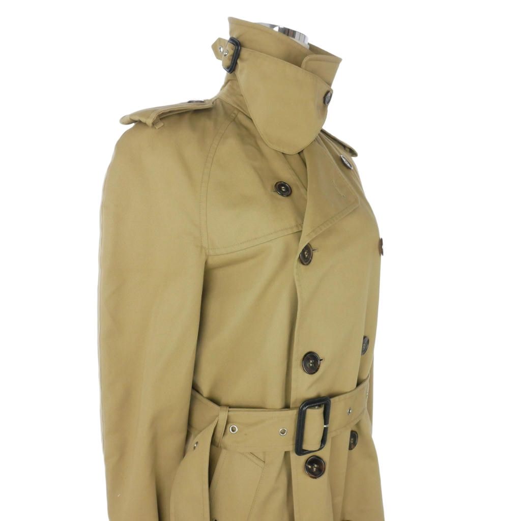 Saint Laurent Paris Trench Coat Long Length Beige — view 3