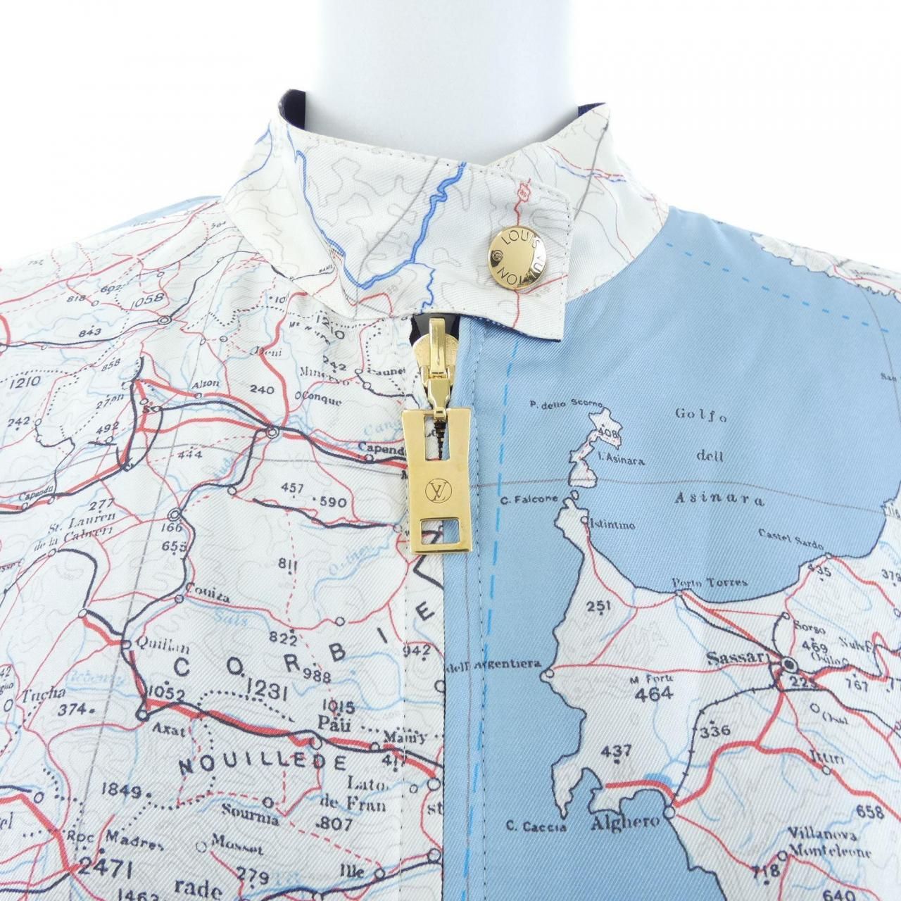 Louis Vuitton Reversible Map Print Jacket — view 6