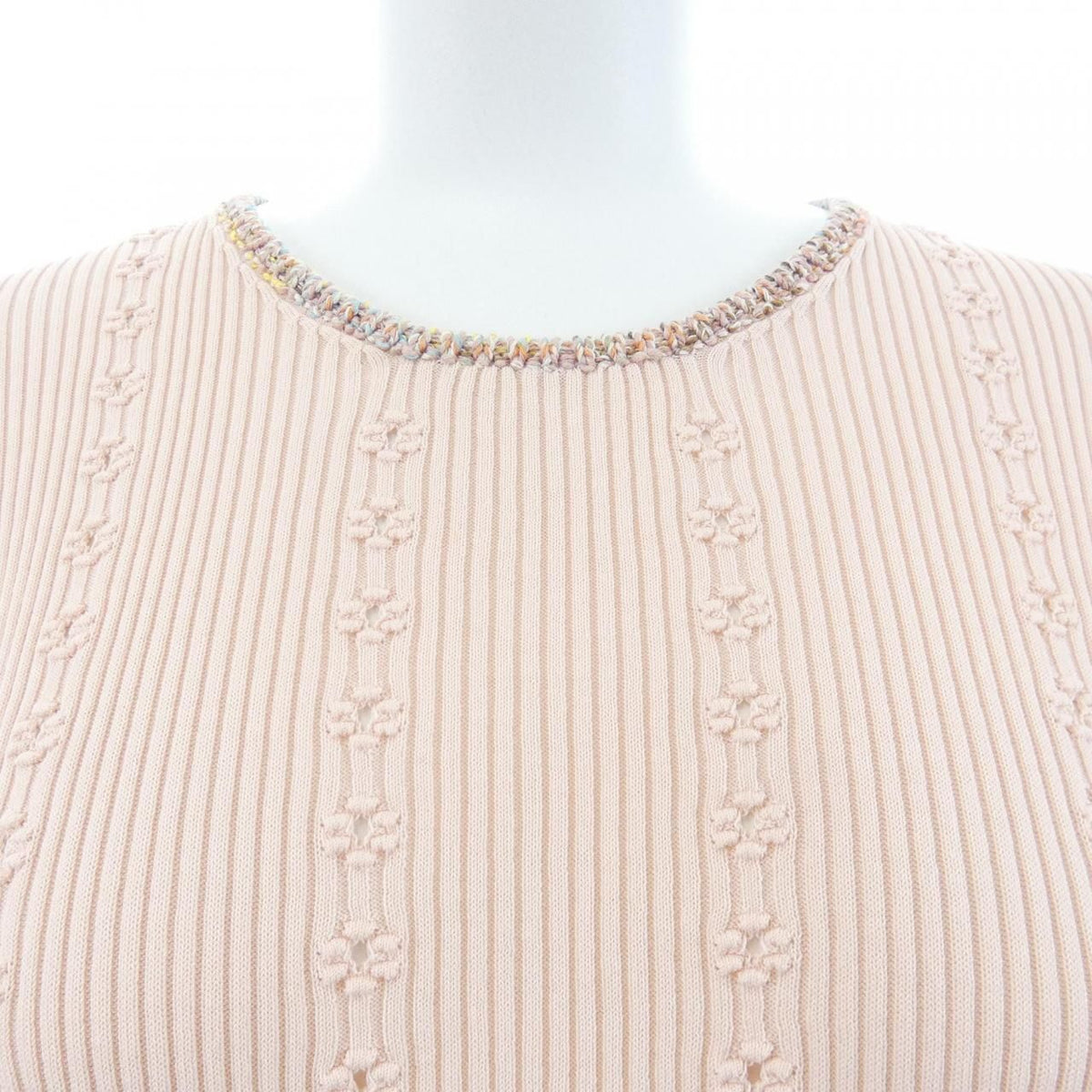 Chanel Knit Sweater Pink — view 6