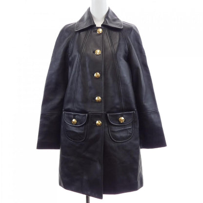 Celine Color Leather Coat