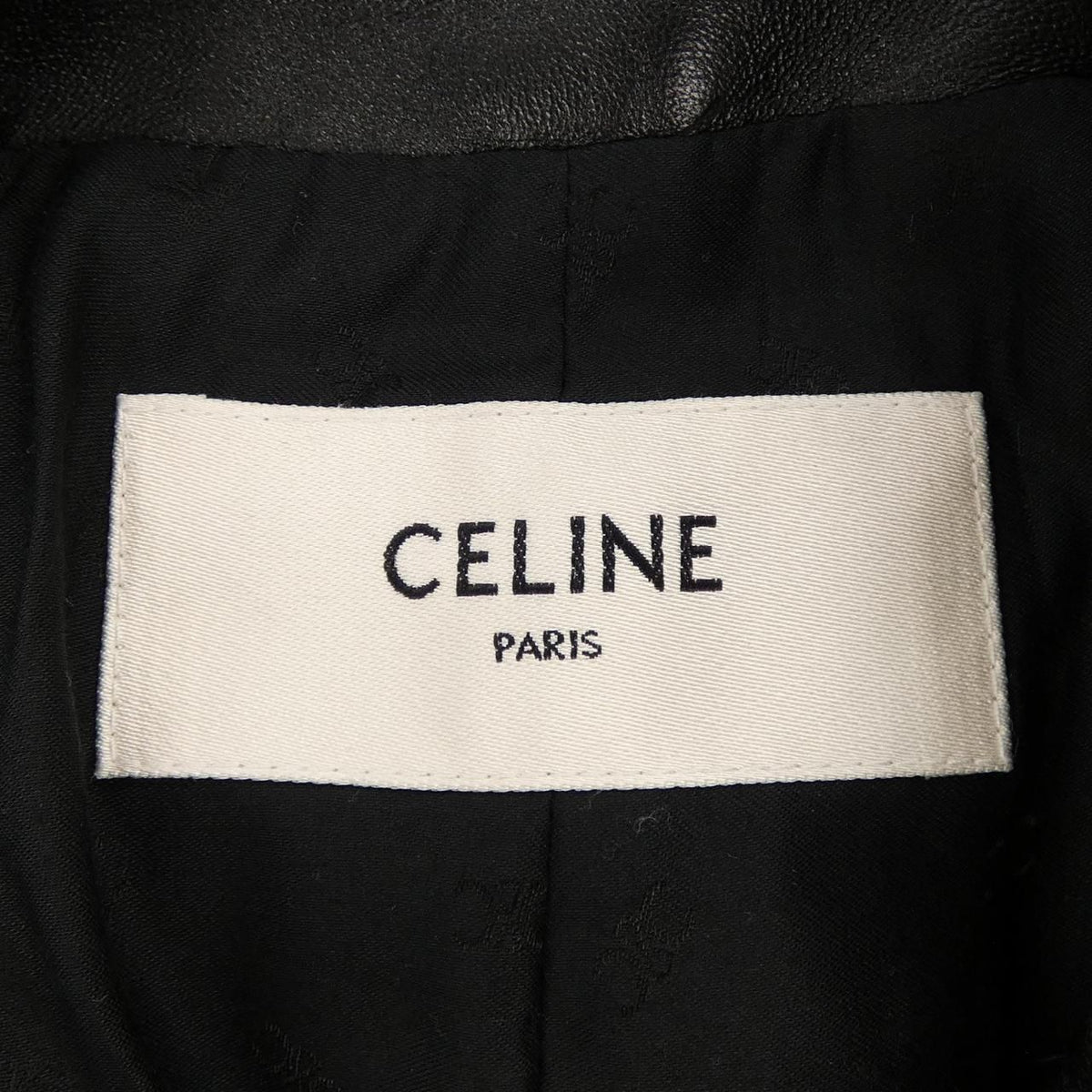 Celine Color Leather Coat — view 4
