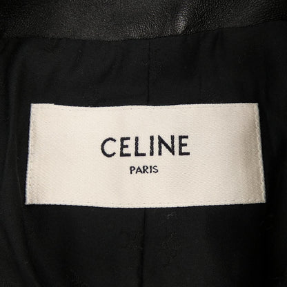 Celine Color Leather Coat — view 4