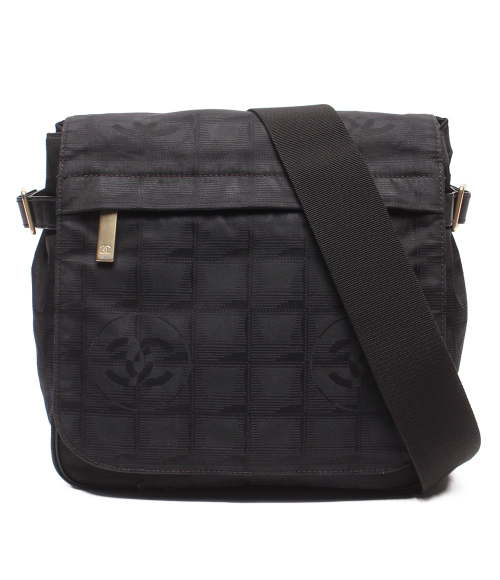 Chanel Shoulder Bag Crossbody Gold New Travel Line