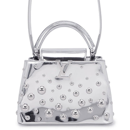 Louis Vuitton Leather LV Yk Capucines BB Metal Dot 2-Way Shoulder Bag Yayoi