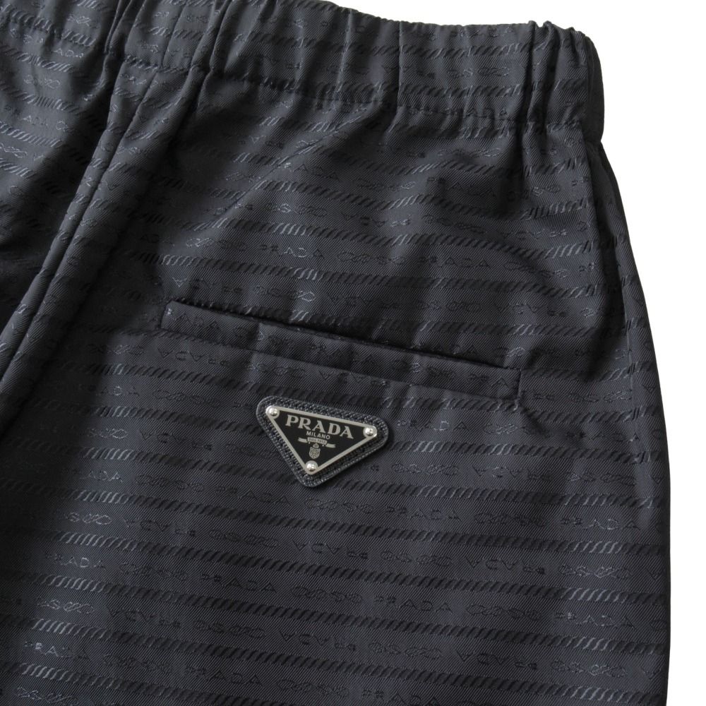 Prada Re-Nylon Easy Wide Pants 40 Black — view 3