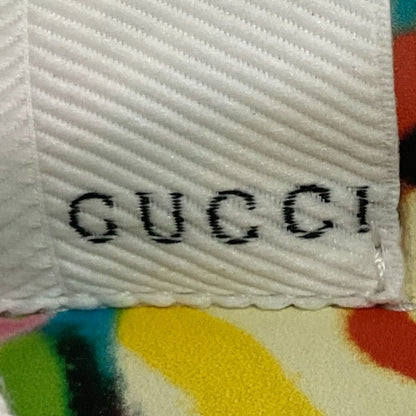 Gucci Interlocking G Graffiti Print Rabbit Platform Sneakers Ivory 37 — view 7