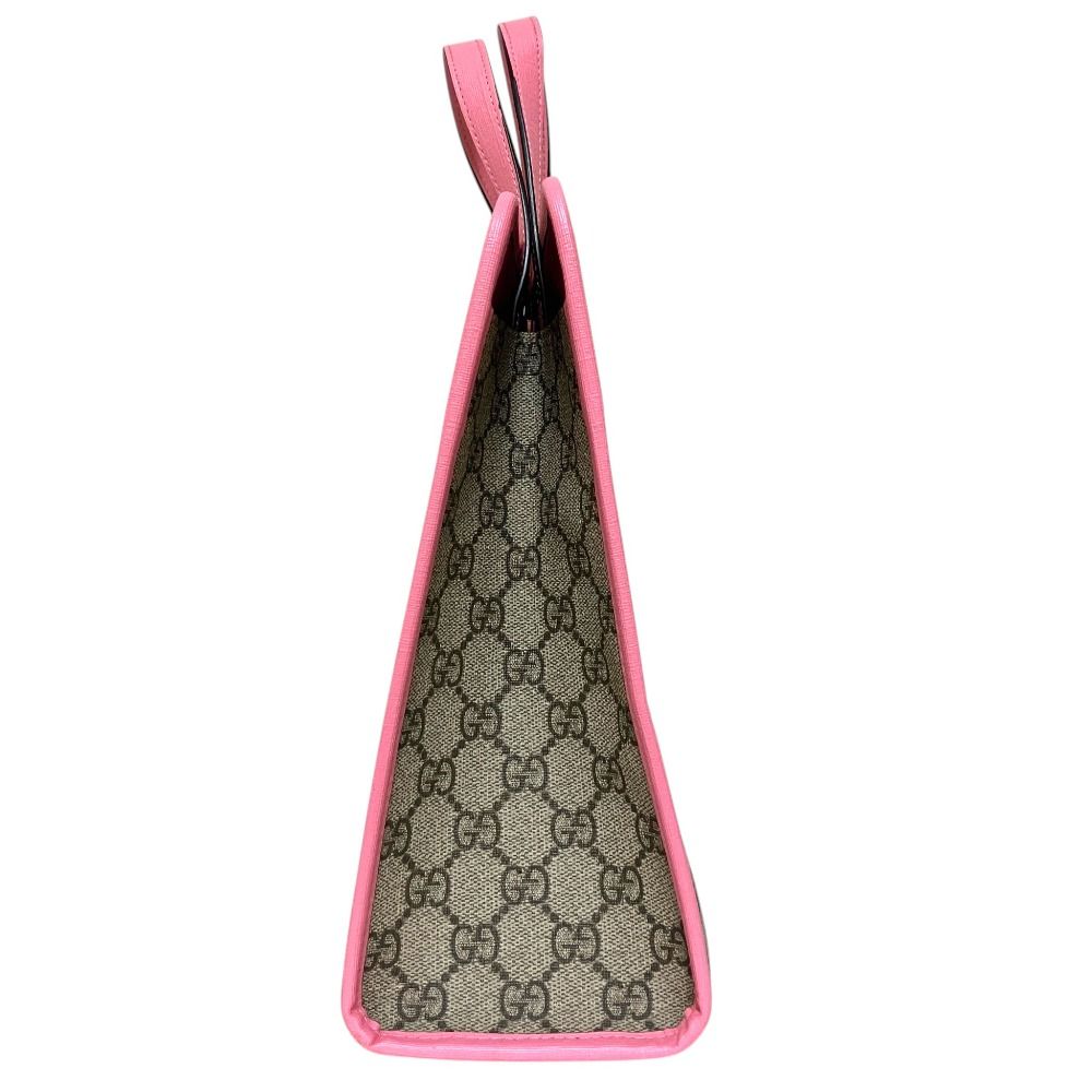 Gucci Children's GG Supreme Strawberry Tote Bag Beige — view 3