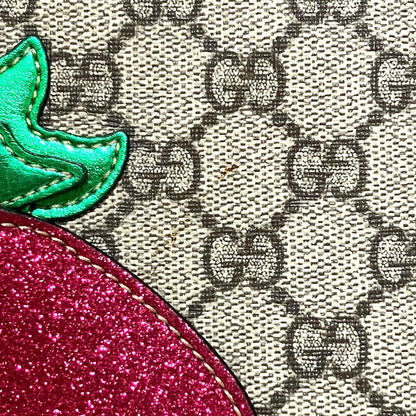 Gucci Children's GG Supreme Strawberry Tote Bag Beige — view 5