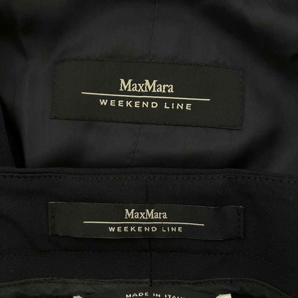 Max Mara Weekend Line Tailored Jacket Trousers Suit Set Black — view 8