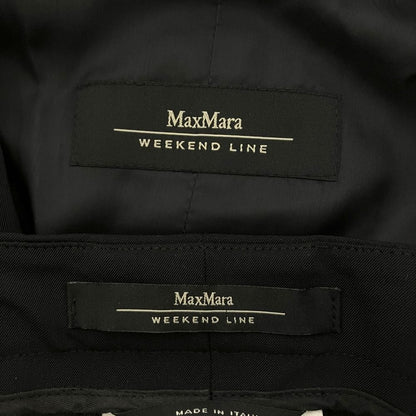 Max Mara Weekend Line Tailored Jacket Trousers Suit Set Black — view 8