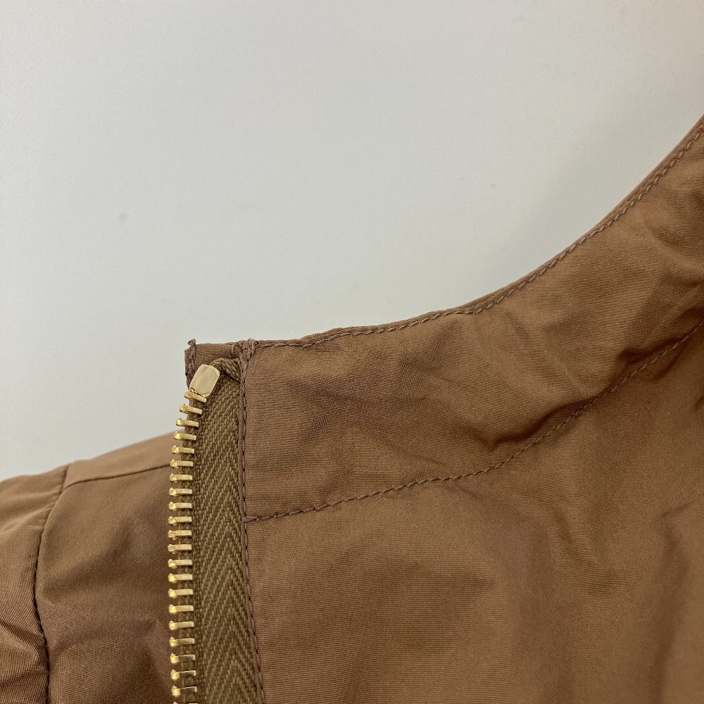 Max Mara the Cube Mtcdeserto Technical Taffeta Jacket 38 Beige — view 8