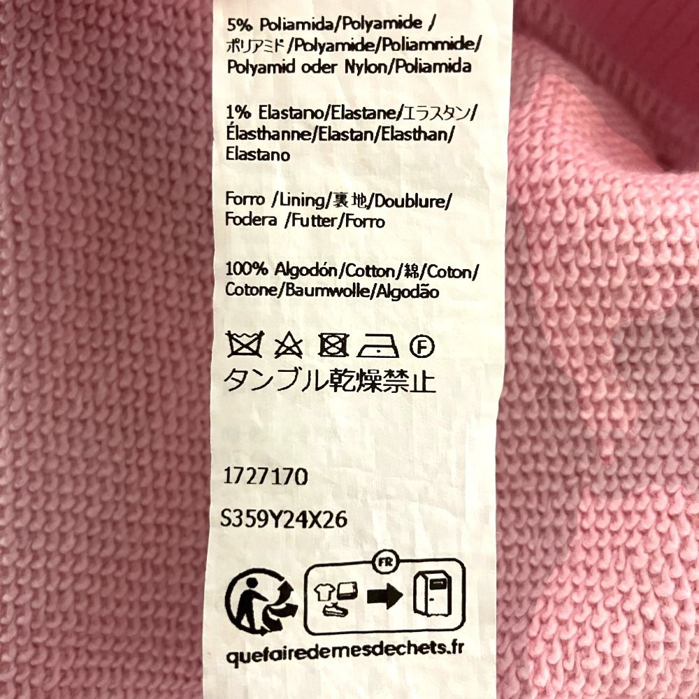 Loewe Anagram Cutwork Cropped Sweatshirt Shirt L Pink — view 6
