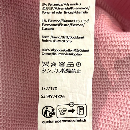Loewe Anagram Cutwork Cropped Sweatshirt Shirt L Pink — view 6