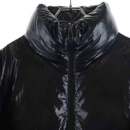Moncler Logodec Down Jacket Faux Fur Cut Replacement Black — view 3