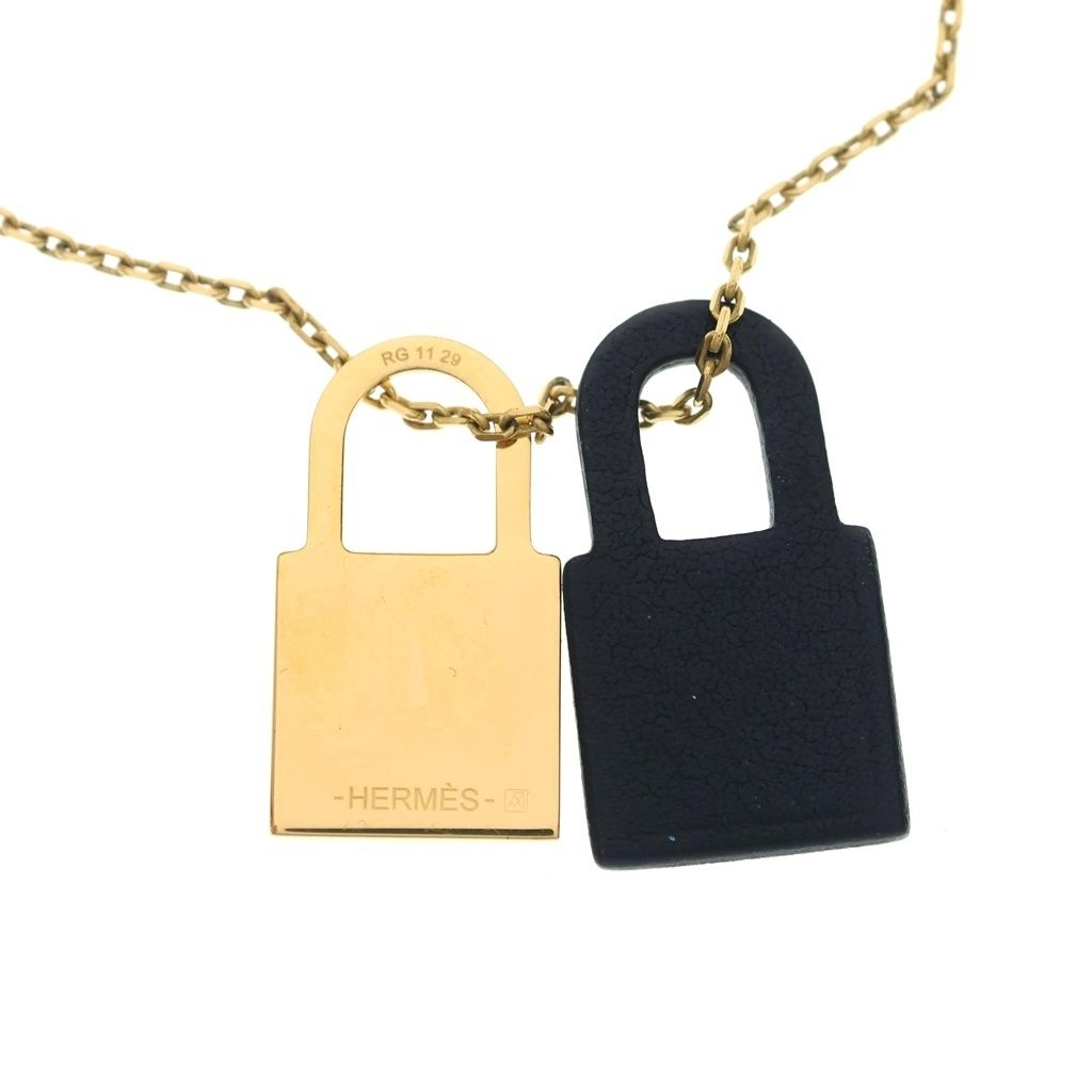 Hermes O'Kelly PM Pendant Chain Gold — view 5