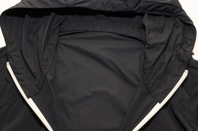 Moncler Clapier Back Print Shell Jacket 2 Black — view 7