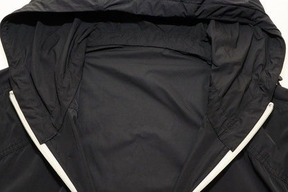Moncler Clapier Back Print Shell Jacket 2 Black — view 7