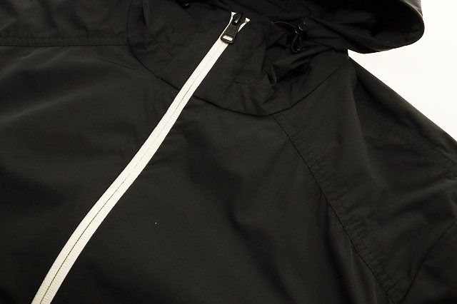 Moncler Clapier Back Print Shell Jacket 2 Black — view 3