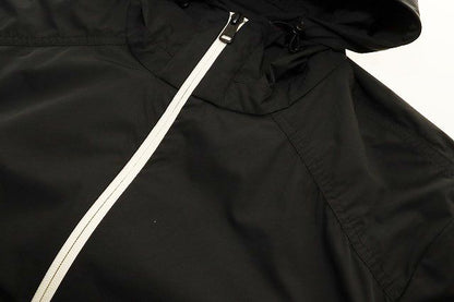 Moncler Clapier Back Print Shell Jacket 2 Black — view 3