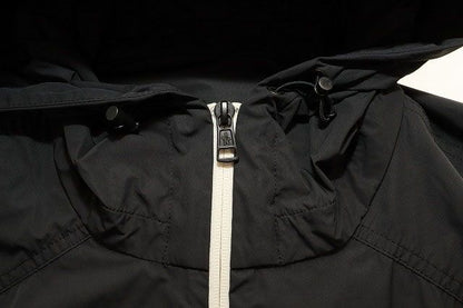 Moncler Clapier Back Print Shell Jacket 2 Black — view 6