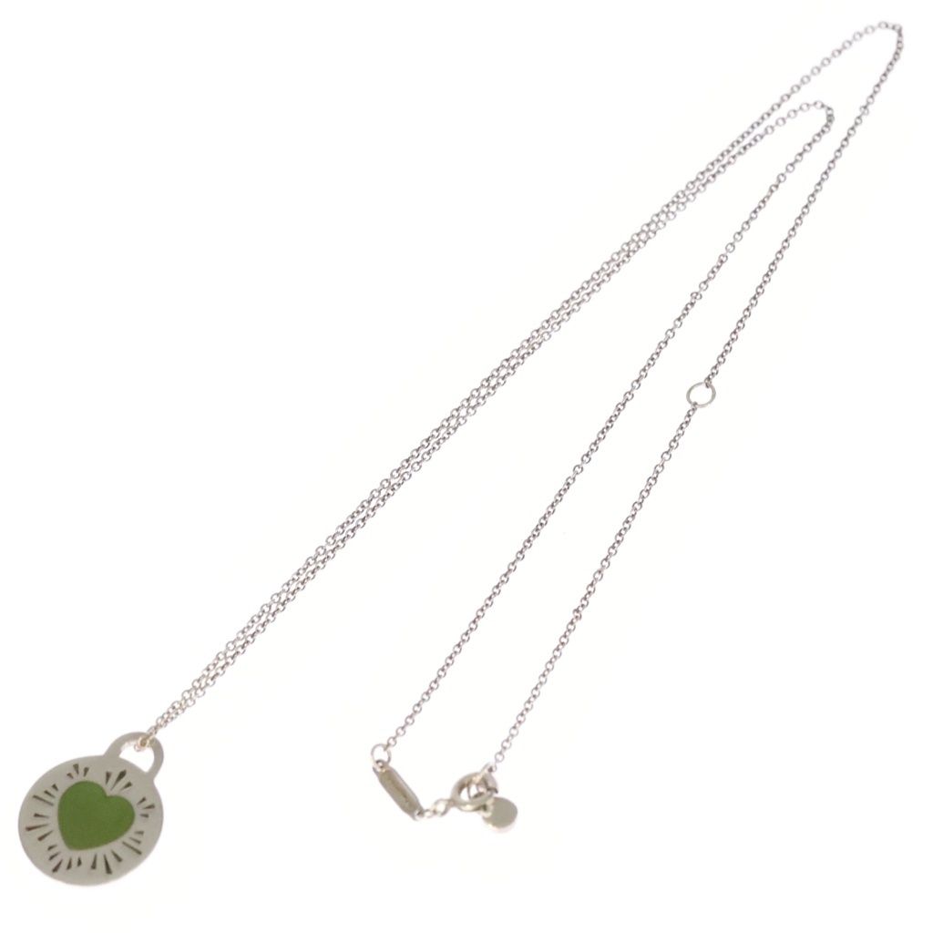Tiffany & Co Return to Tiffany Heart Round Necklace Silver — view 2
