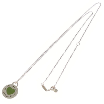 Tiffany & Co Return to Tiffany Heart Round Necklace Silver — view 2