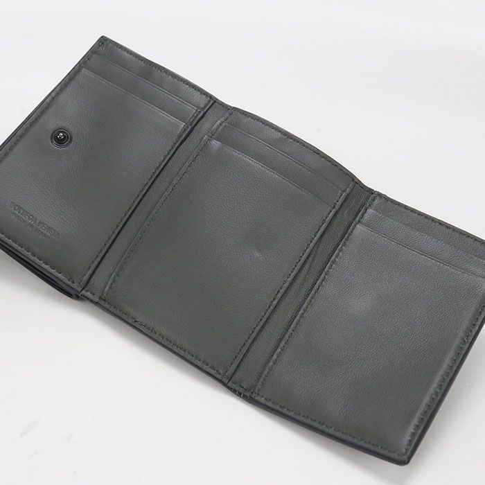 Bottega Veneta Trifold Wallet Lambskin — view 3