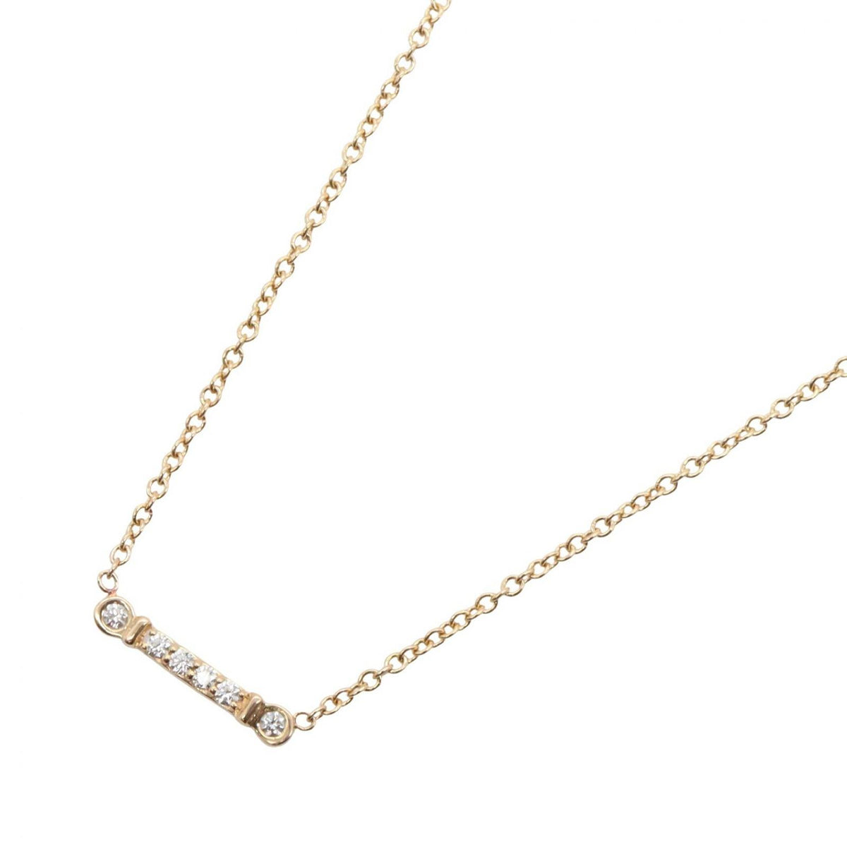 Tiffany & Co Necklace Diamond 42 18K Pink Gold