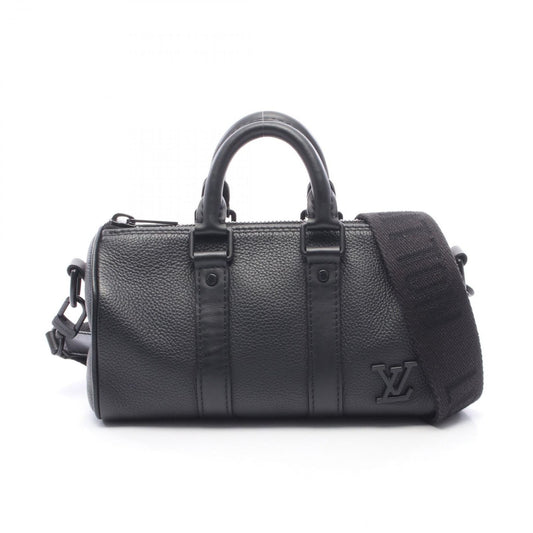 Louis Vuitton Handbag Keepall XS LV Aerogram 2-Way Noir Leather