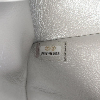 Chanel Shoulder Bag 2.55 Quilted Mademoiselle Chain Silver Leather Double Flap — view 5