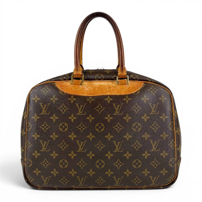 Louis Vuitton Deauville Top Handle Bag Handbag Monogram Lambskin — view 3