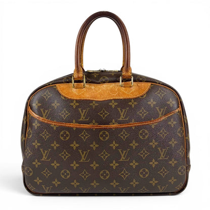 Louis Vuitton Deauville Top Handle Bag Handbag Monogram Lambskin — view 2