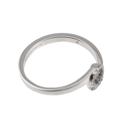 Gucci GG Running Diamond Ring 18K White Gold — view 5