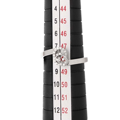 Gucci GG Running Diamond Ring 18K White Gold — view 7