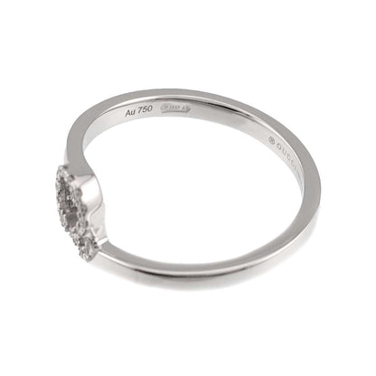 Gucci GG Running Diamond Ring 18K White Gold — view 3