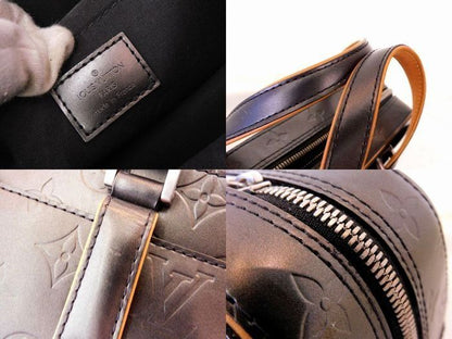 Louis Vuitton Shelton Handbag Monogram Matte Noir — view 4