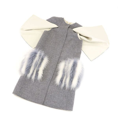 Fendi Coat Gray — view 3
